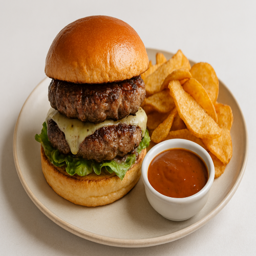 Italian Style Gourmet Burger 