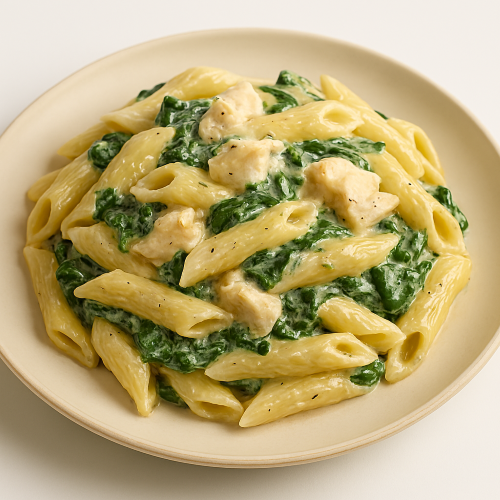 Penne Pollo E Spinach 