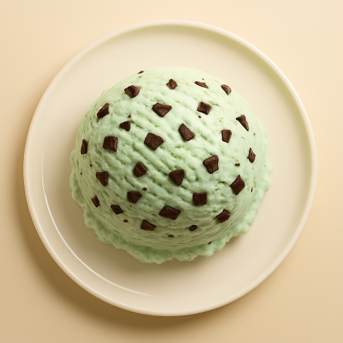 Mint Choc Chip Ice Cream 